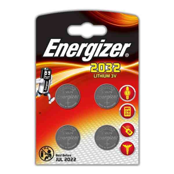 Energizer CR2032 baterija - 4 kom