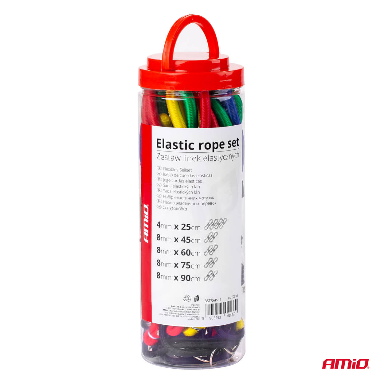 AMiO Elastični pauk remeni za prtljagu, set od 12 komada - Image 8