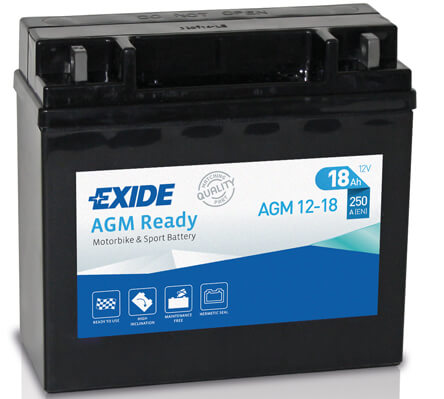 EXIDE Moto akumulator 12V-18Ah