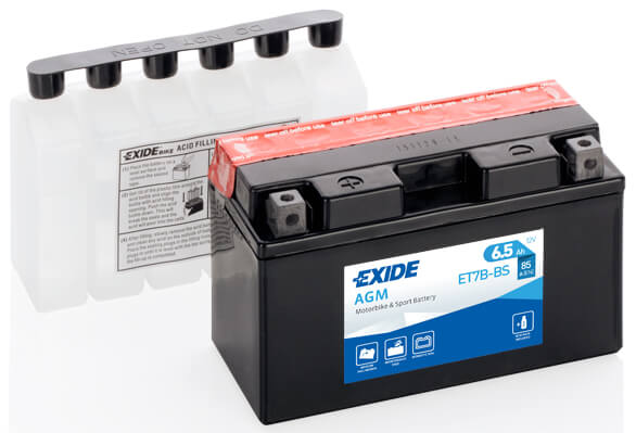EXIDE Moto akumulator 12V-6,5Ah - Image 2