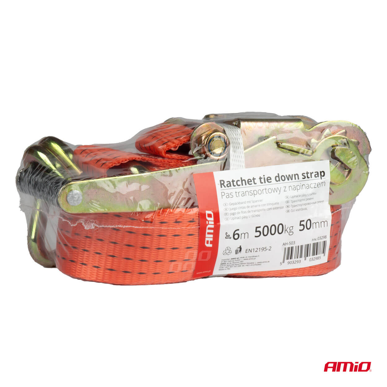 Zatezni remen sa pričvršćivačem 5000kg 50mm 6m - Image 6