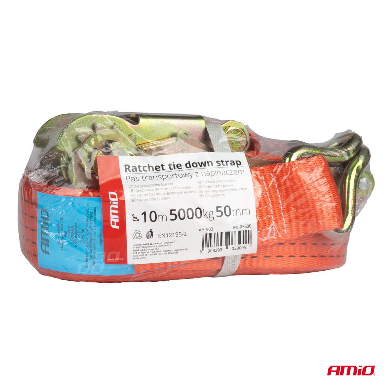 Zatezni remen sa pričvršćivačem 5000kg 50mm 10m - Image 6