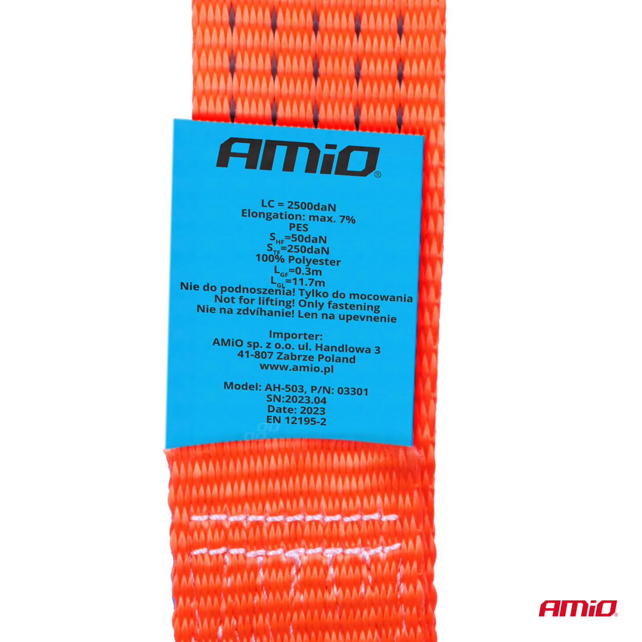 Zatezni remen sa pričvršćivačem 5000kg 50mm 12m - Image 5