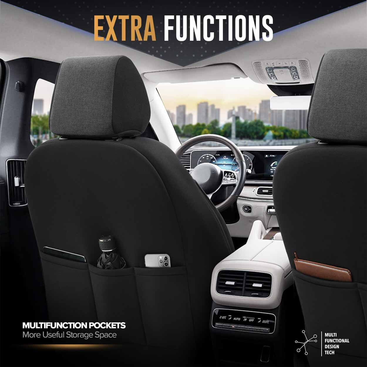 AMiO Set presvlaka za autosjedala OTOM THRONE 102 SMOKED 3-ZIP - Image 7