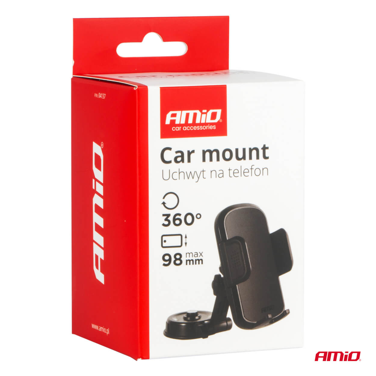 AMIO Držač mobitela s vakuumskim držačem - Image 7