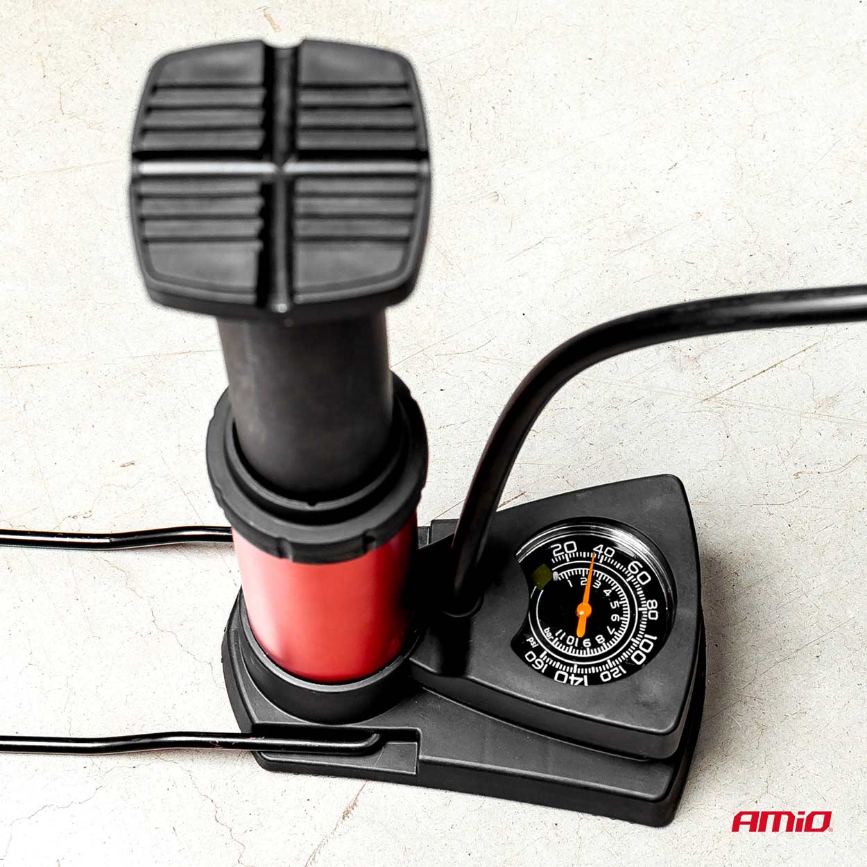 AMiO Nožna pumpa sa manometrom i adapterima - Image 10