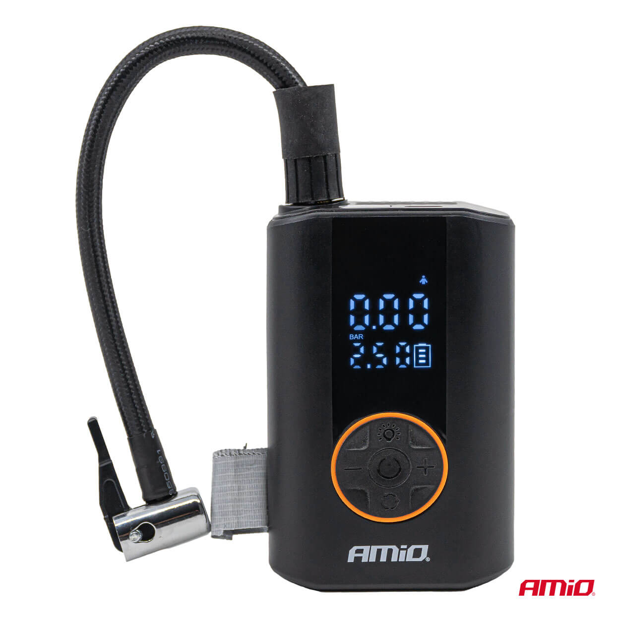 AMiO Prijenosni kompresor zraka 40W, LED light, USB-C - Image 4