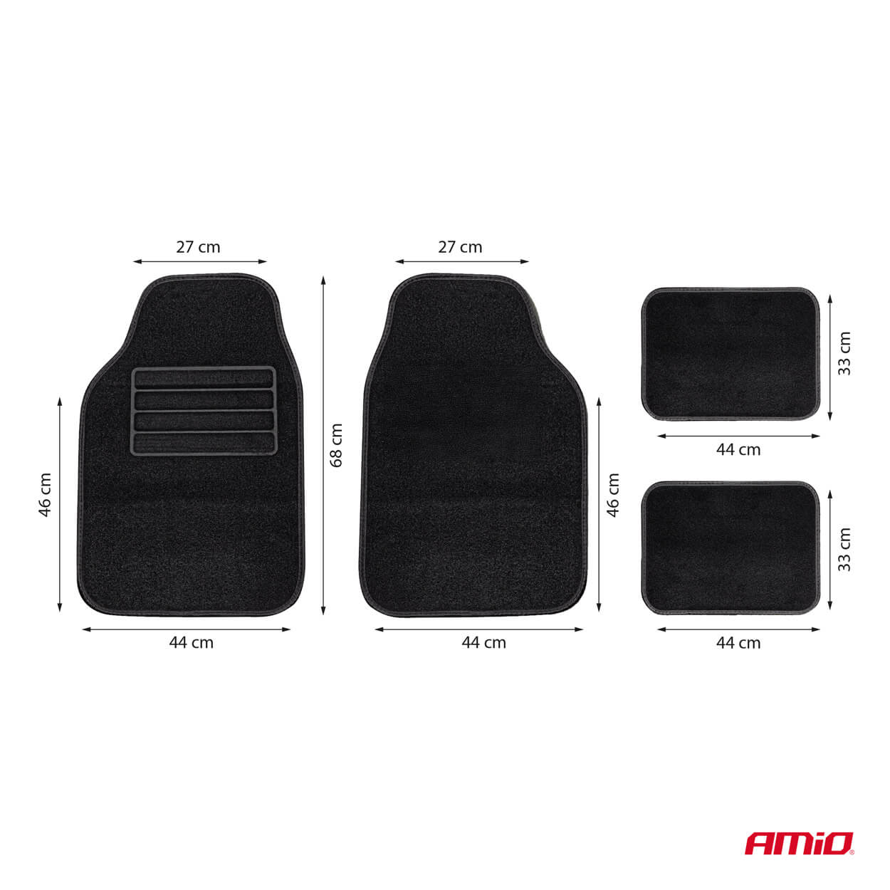 AMiO Univerzalni tekstilni tepisi, garnitura 4 kom. - Image 3