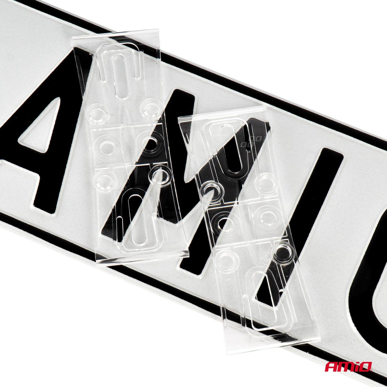 AMiO Nevidljivi nosač registarske pločice - prozirni - Image 3