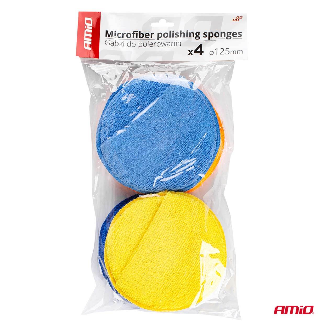 AMiO Spužve za poliranje od mikrovlakana 4x125 mm - Image 5