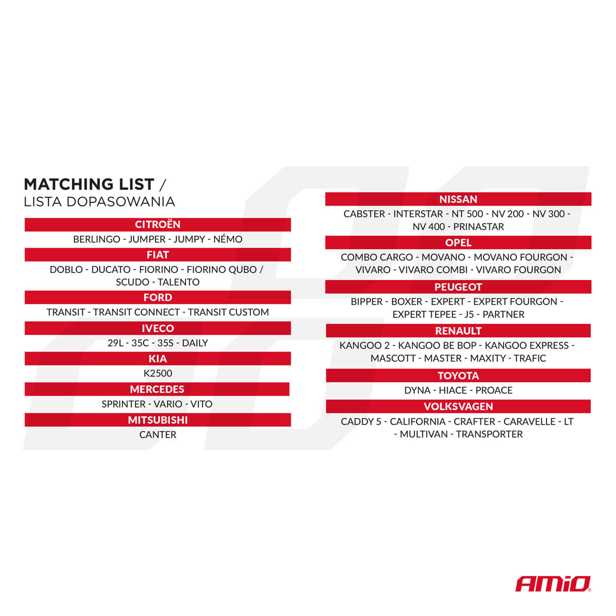 AMiO Univerzalni set navlaka za sjedala kombija - Image 5