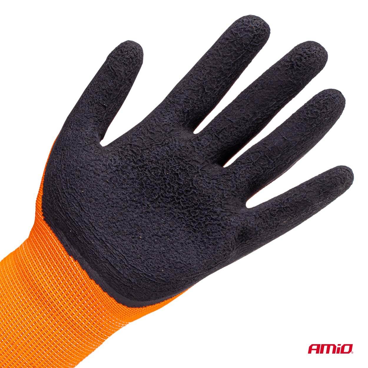 AMiO PE Zaštitne rukavice s premazom od latex pjene (2 para), Veličina 10, 2132X - Image 6