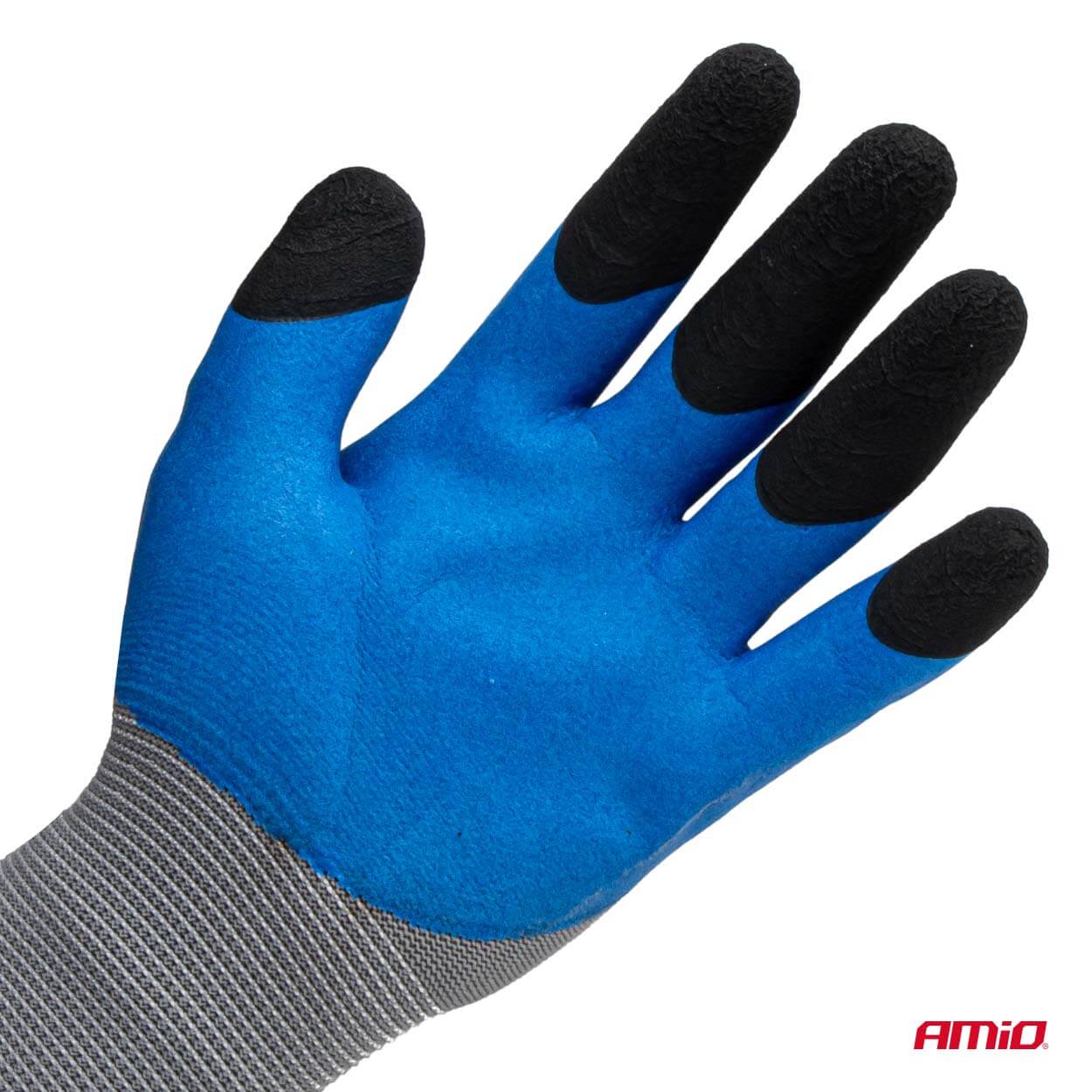 AMiO PE Zaštitne rukavice s premazom od latex pjene 3/4 (2 para), Veličina 8, 3131X - Image 6