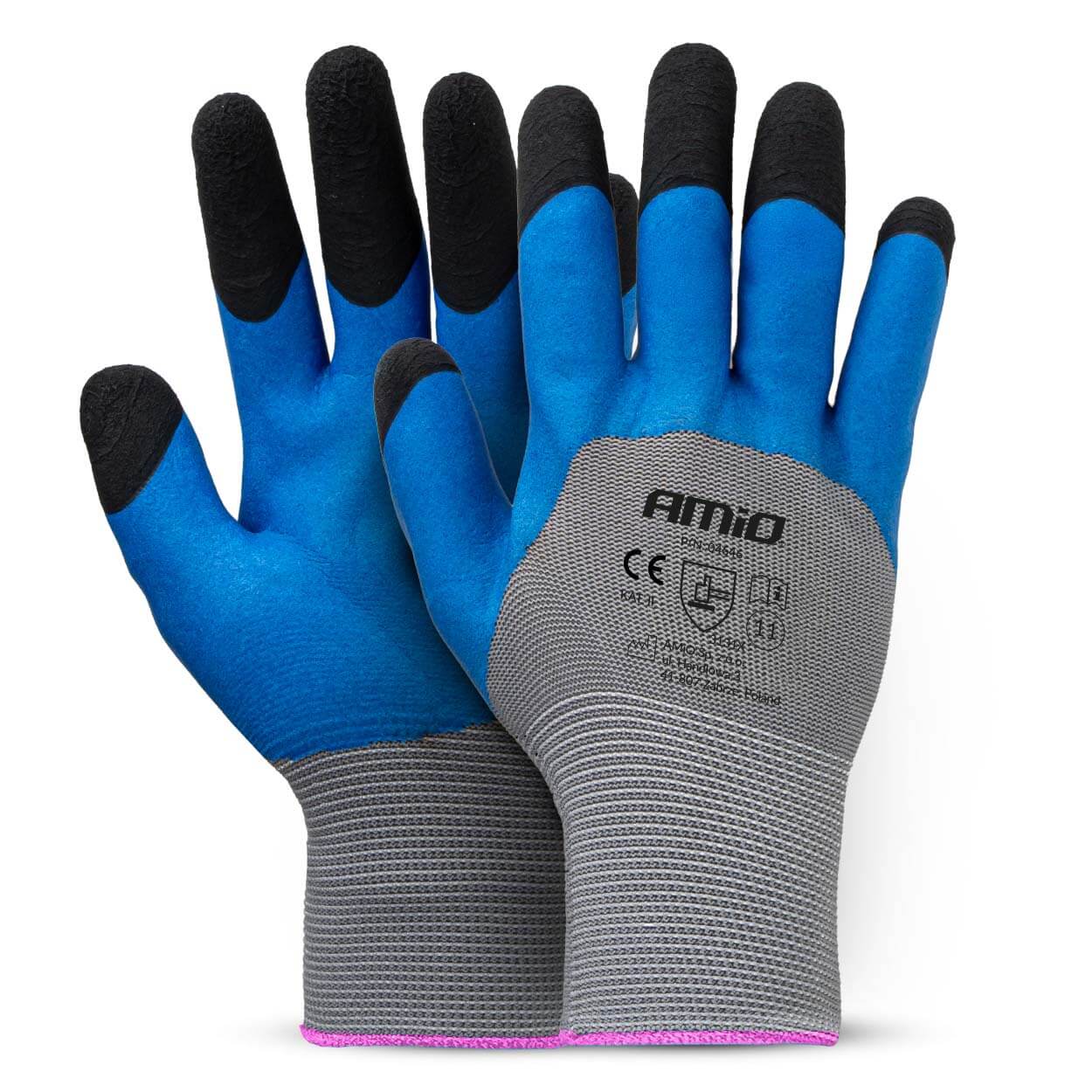 AMiO PE Zaštitne rukavice s premazom od latex pjene 3/4 (2 para), Veličina 11, 3131X