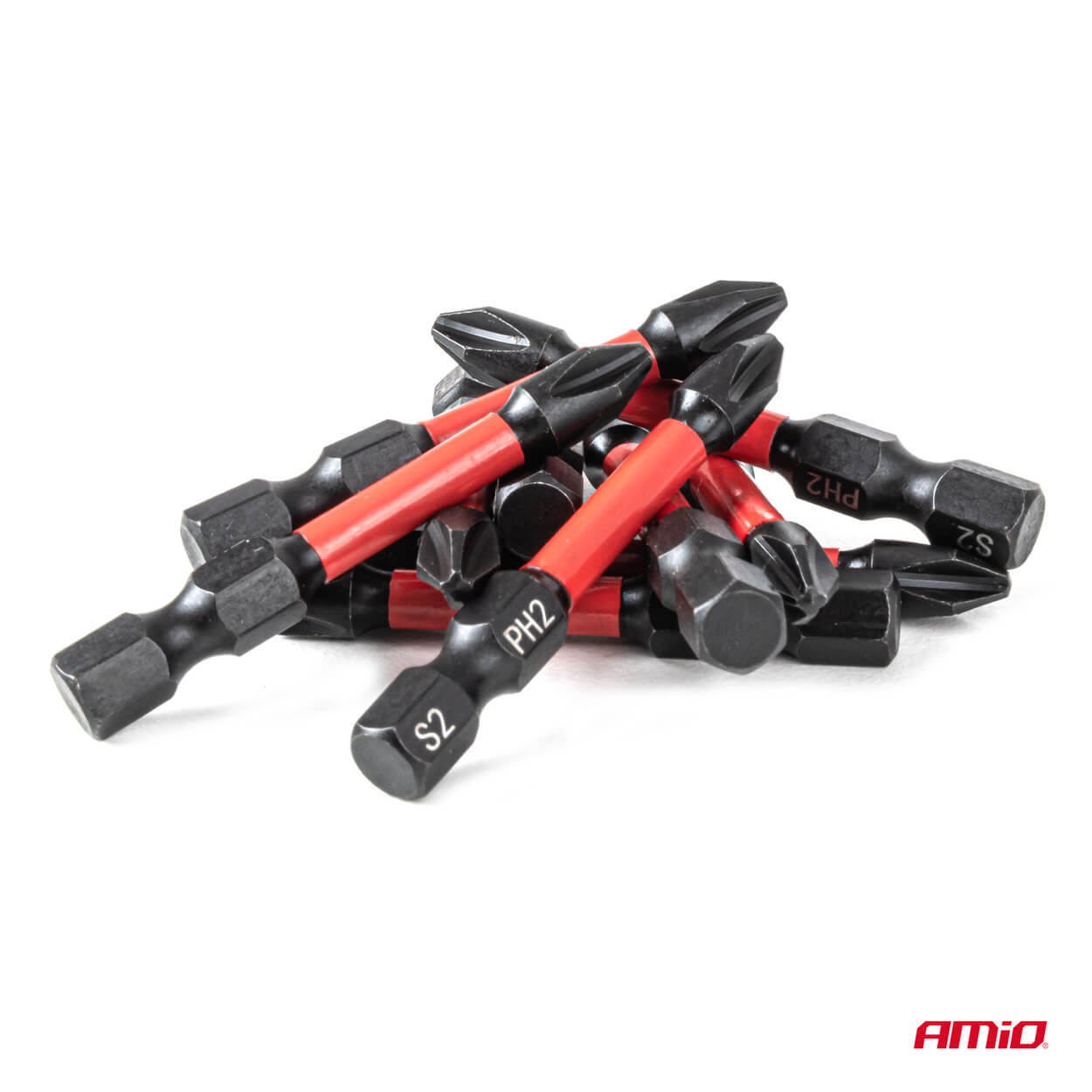 AMiO Set torzionih bitovi PH2 1/4" 50 mm 10 kom - Image 2