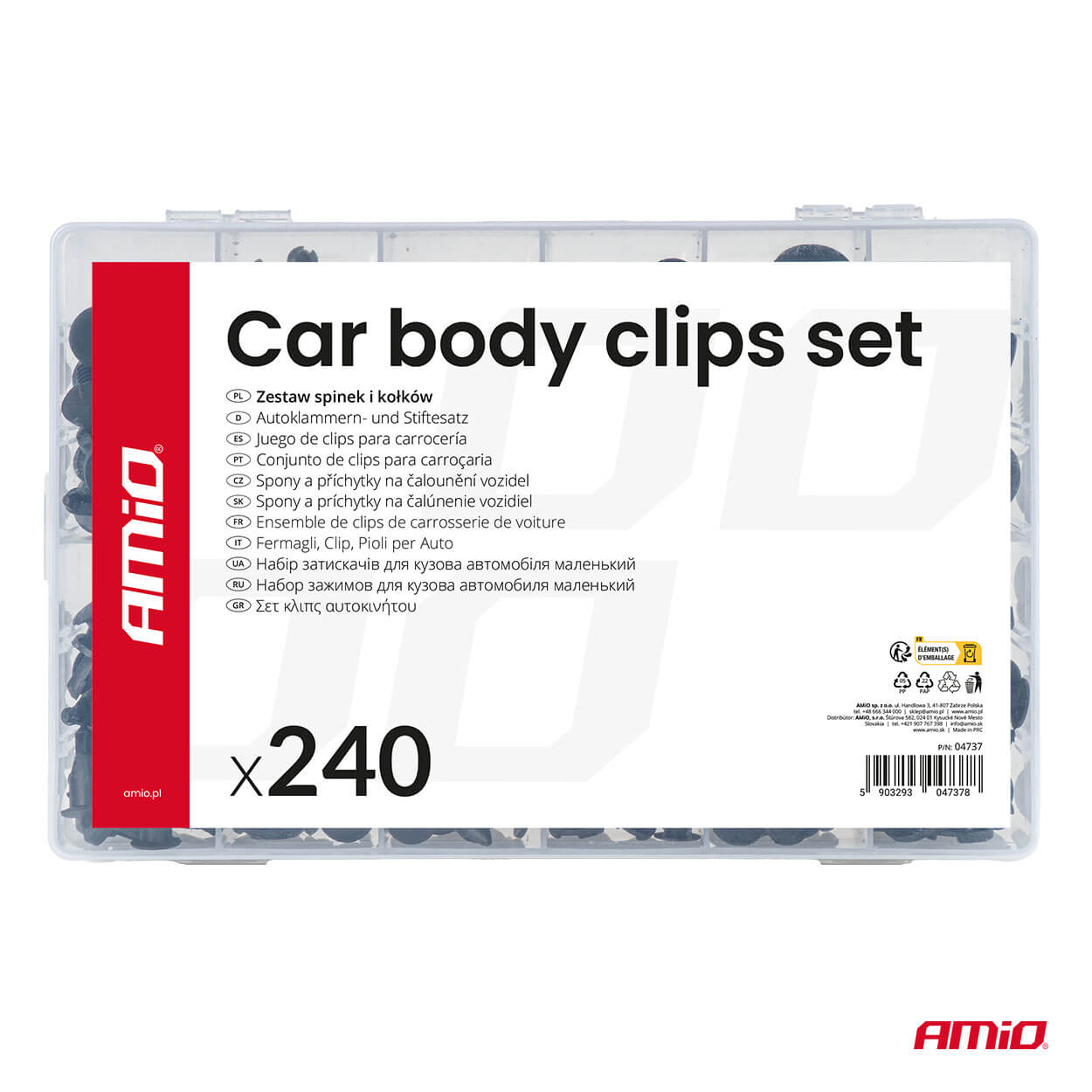 Set kopči za karoseriju automobila 240 kom. - Image 4