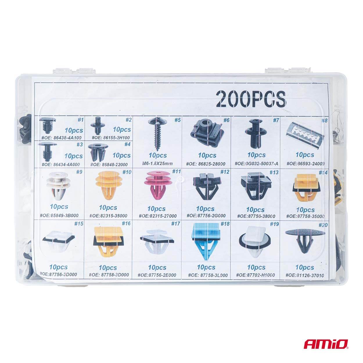 Set kopči za karoseriju automobila 200 kom. - Image 3