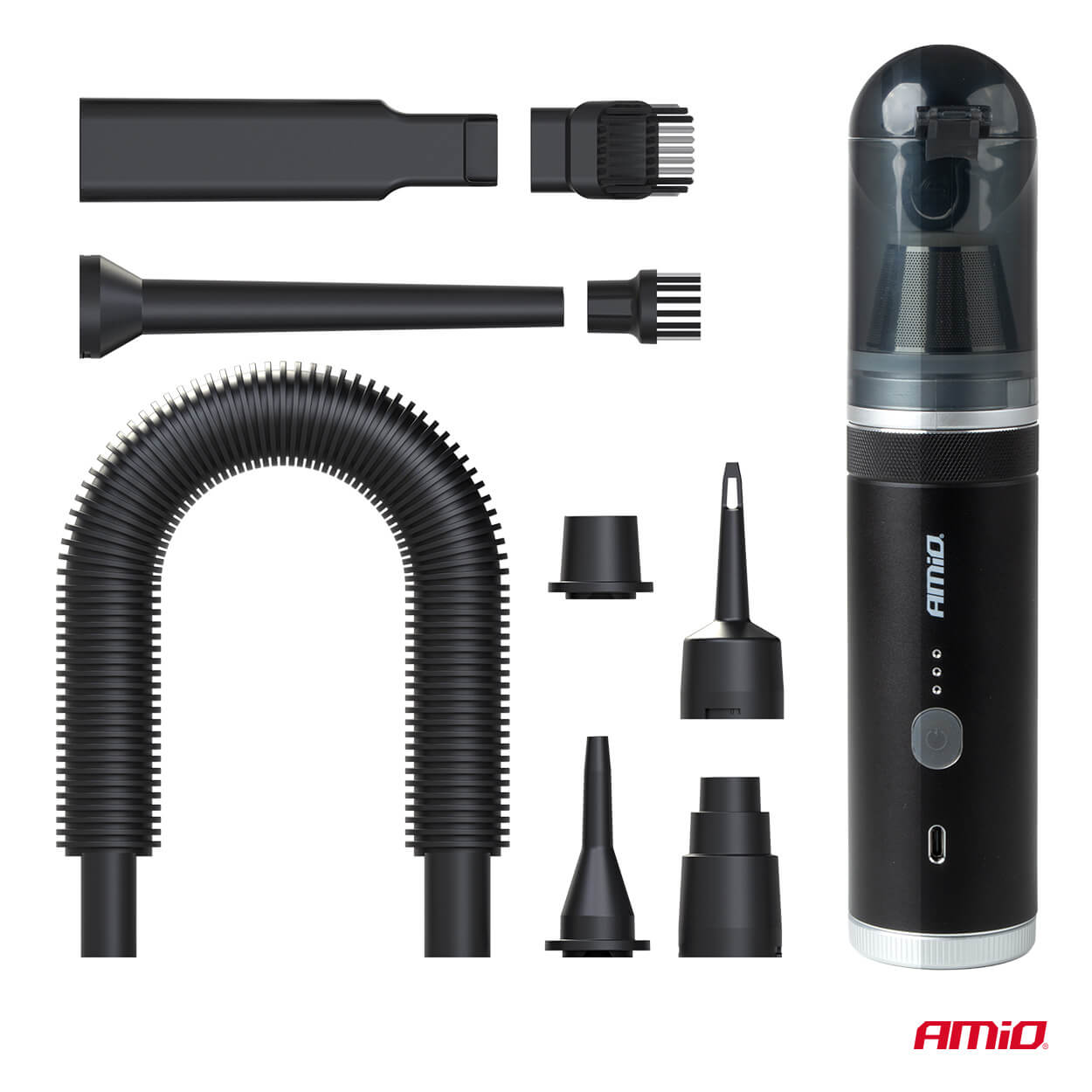 Baterijski usisavač za automobil funkcijom pumpe 100W 20kPa USB-C - Image 7