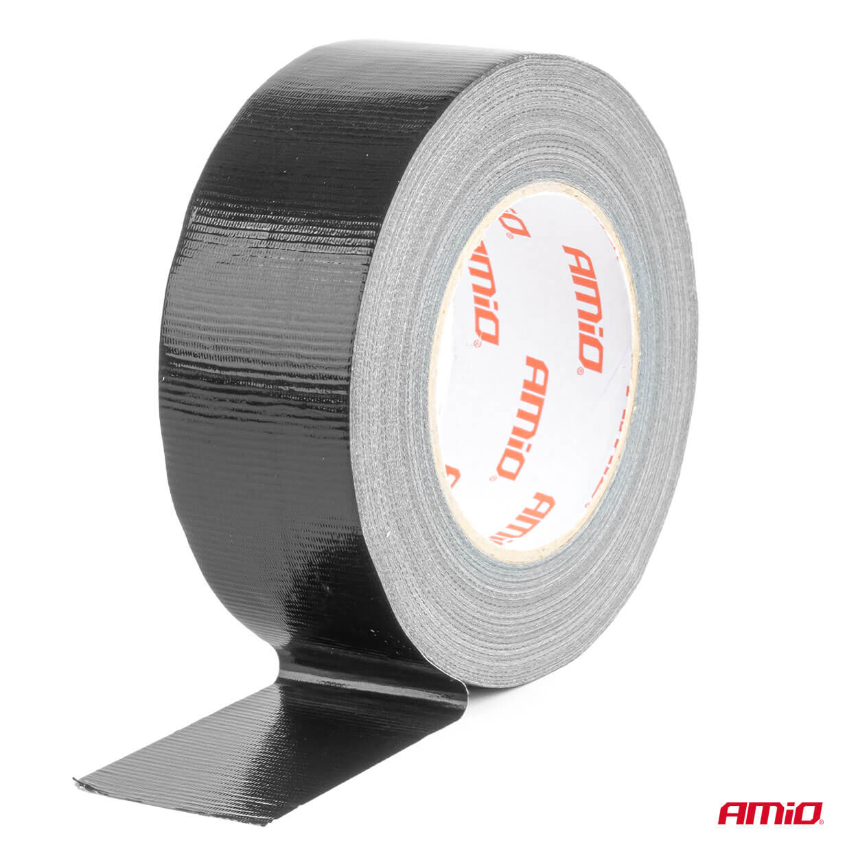 AMiO Ljepljiva tekstilna traka, crna, 48 mm x 0,19 mm x 15 m - Image 5
