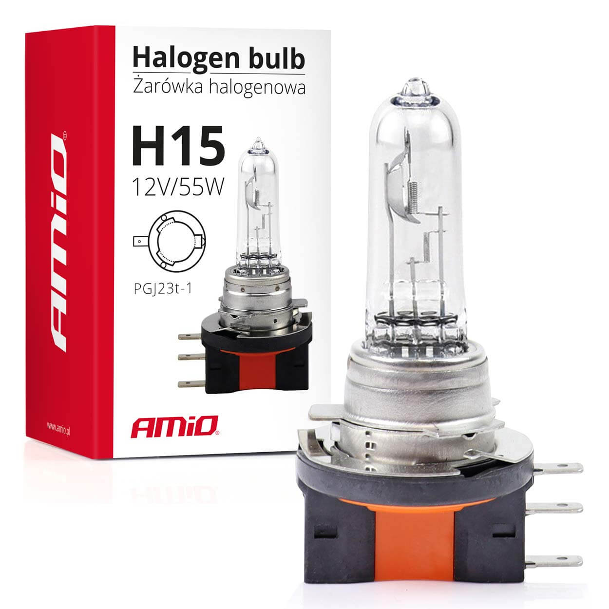 AMiO Halogena žarulja H15 12V/55W