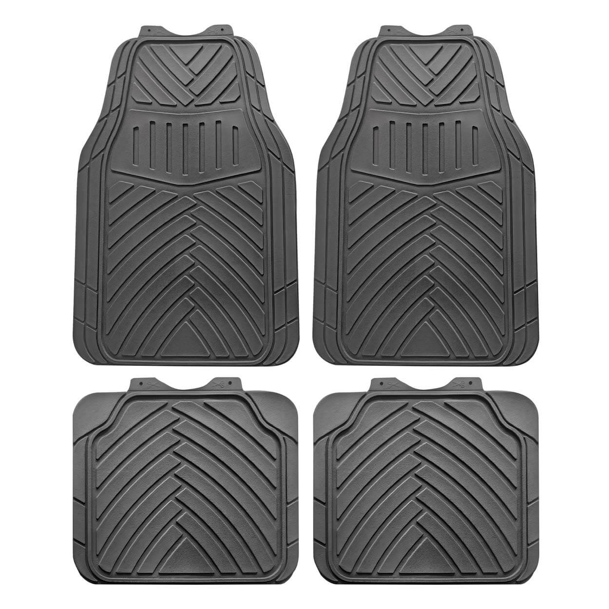 AMiO Garnitura gumenih univerzalnih tepiha za auto PVC CM-02