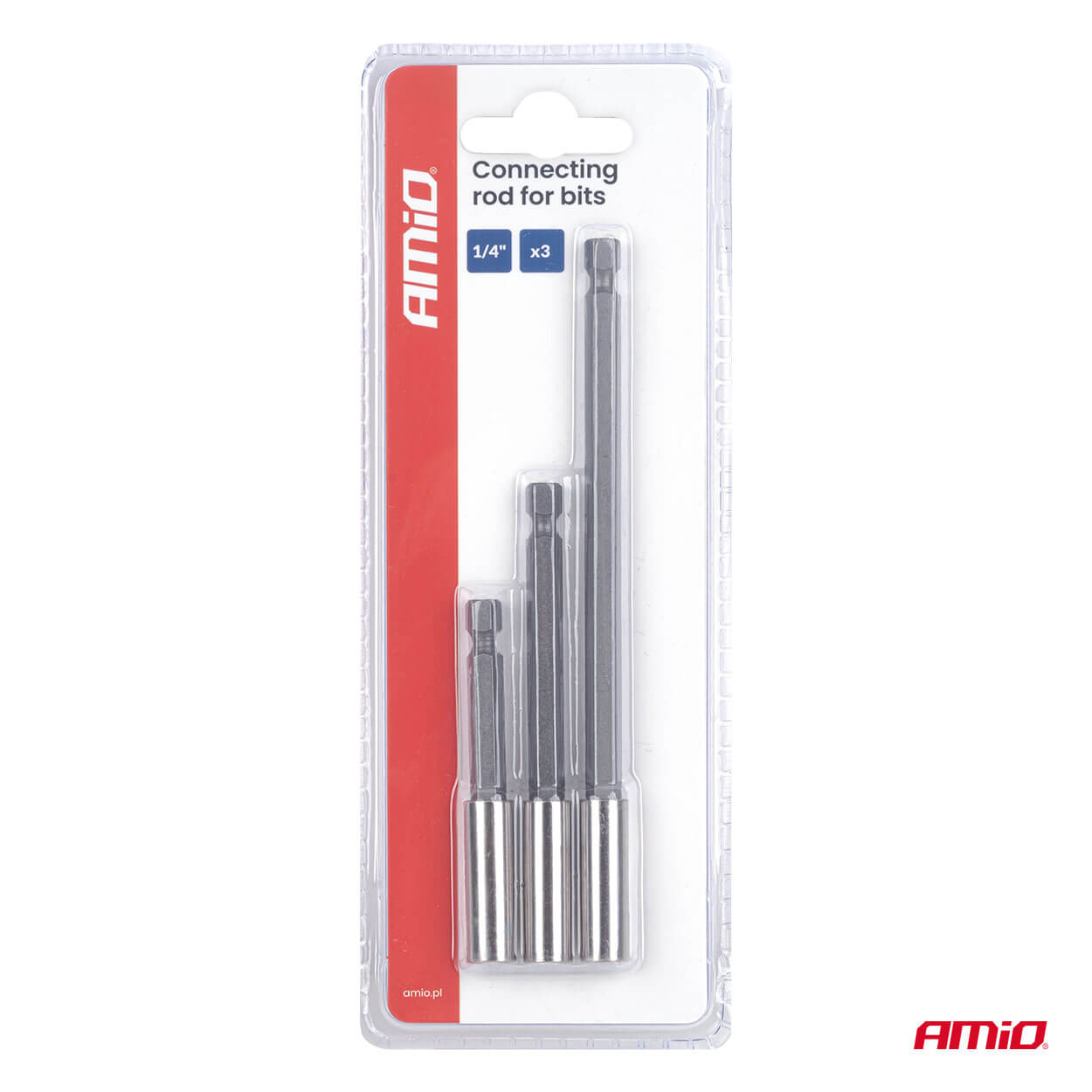 AMiO Spojna osovina (produžetak) za bitove, 3 dijela, 1/4" - Image 5