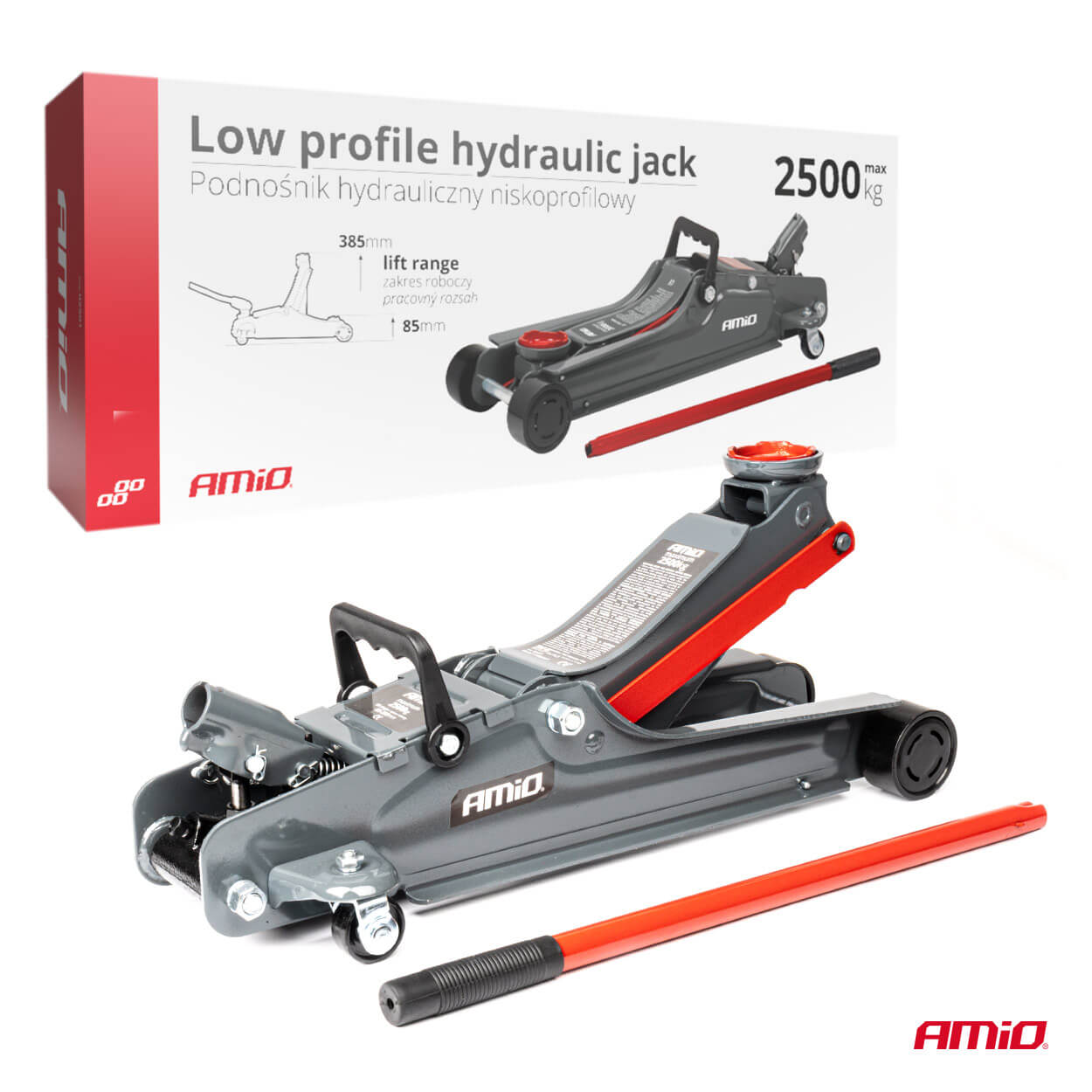AMiO Hidraulična dizalica niskog profila 2.5T visoke kvalitete - Image 5