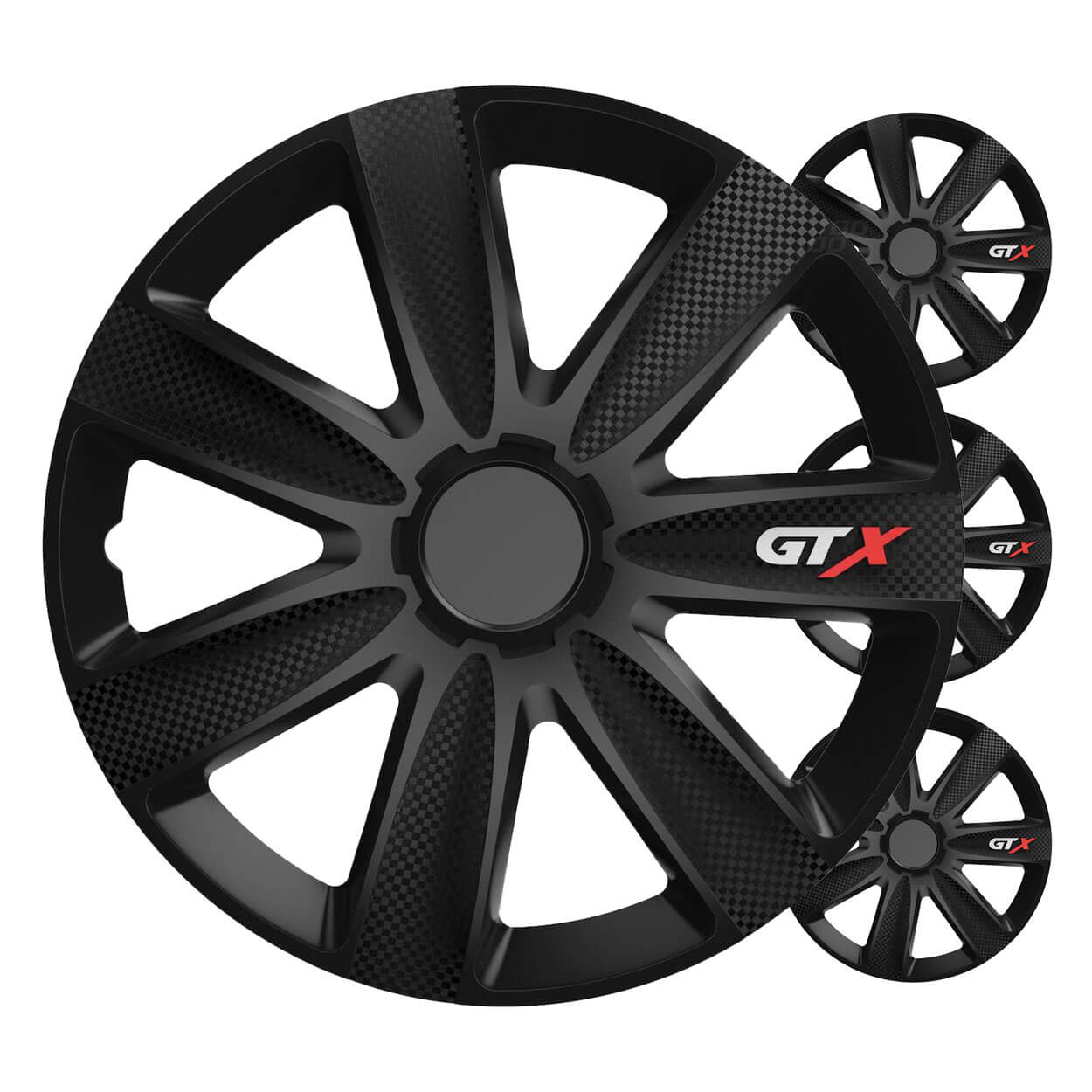 AMiO Ratkape 4 kom set GTX black carbon 14"
