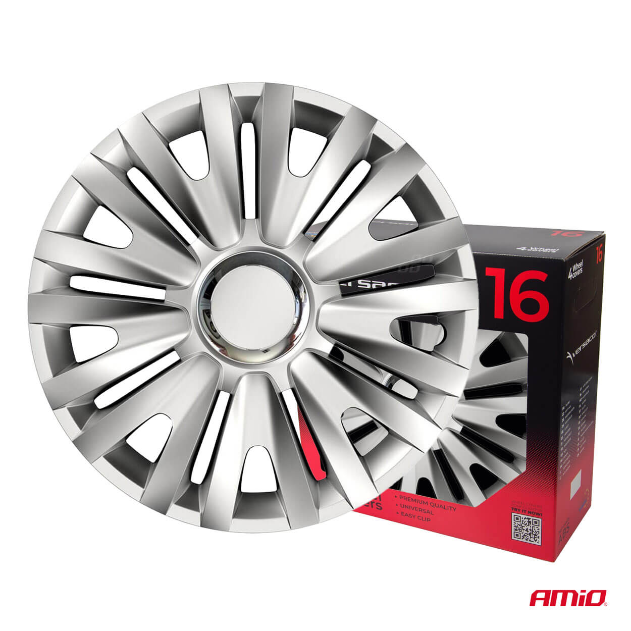 AMiO Ratkape 4 kom set Royal silver 16" - Image 3