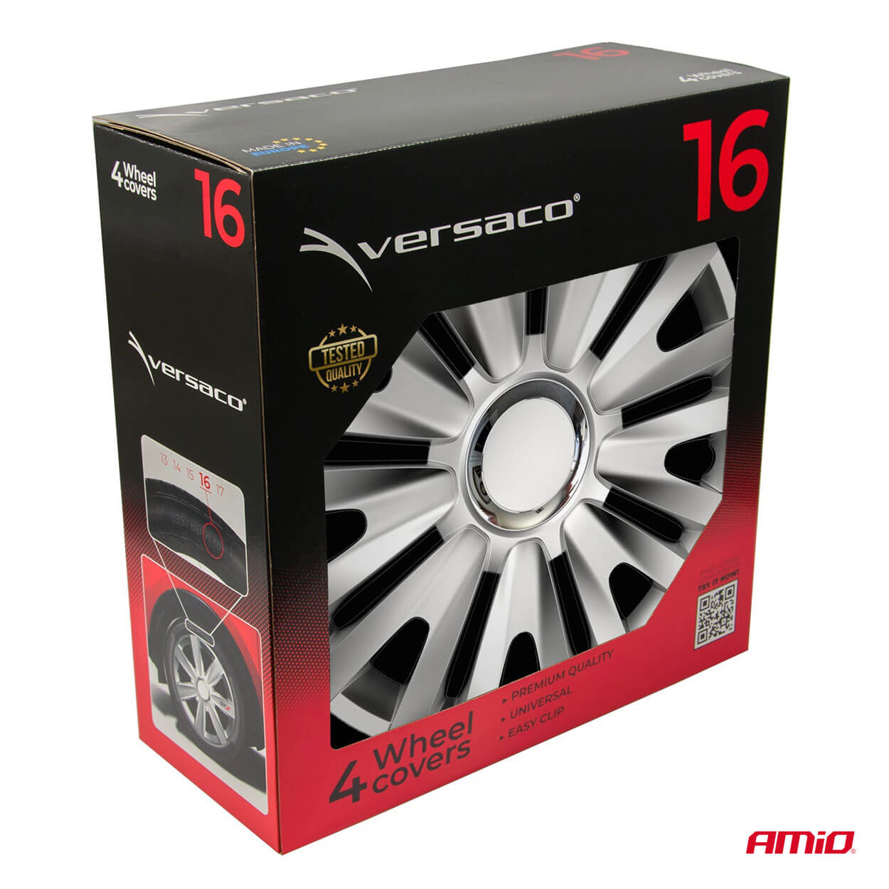 AMiO Ratkape 4 kom set Royal silver 16" - Image 4