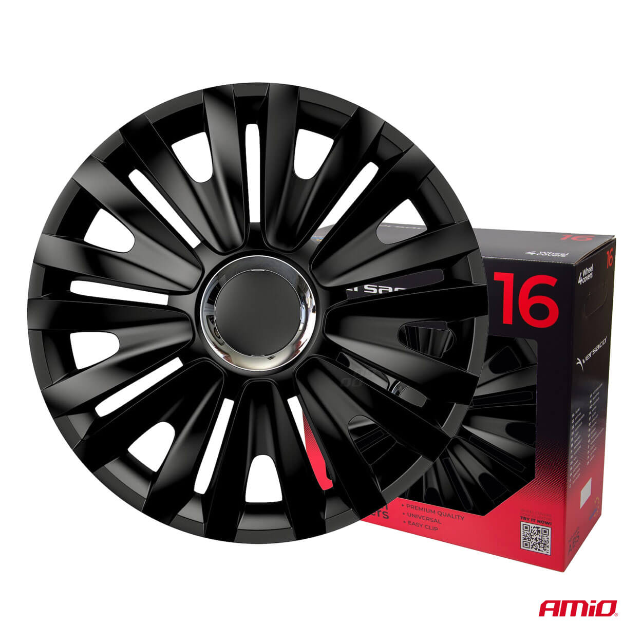 AMiO Ratkape 4 kom set Royal black 16" - Image 3