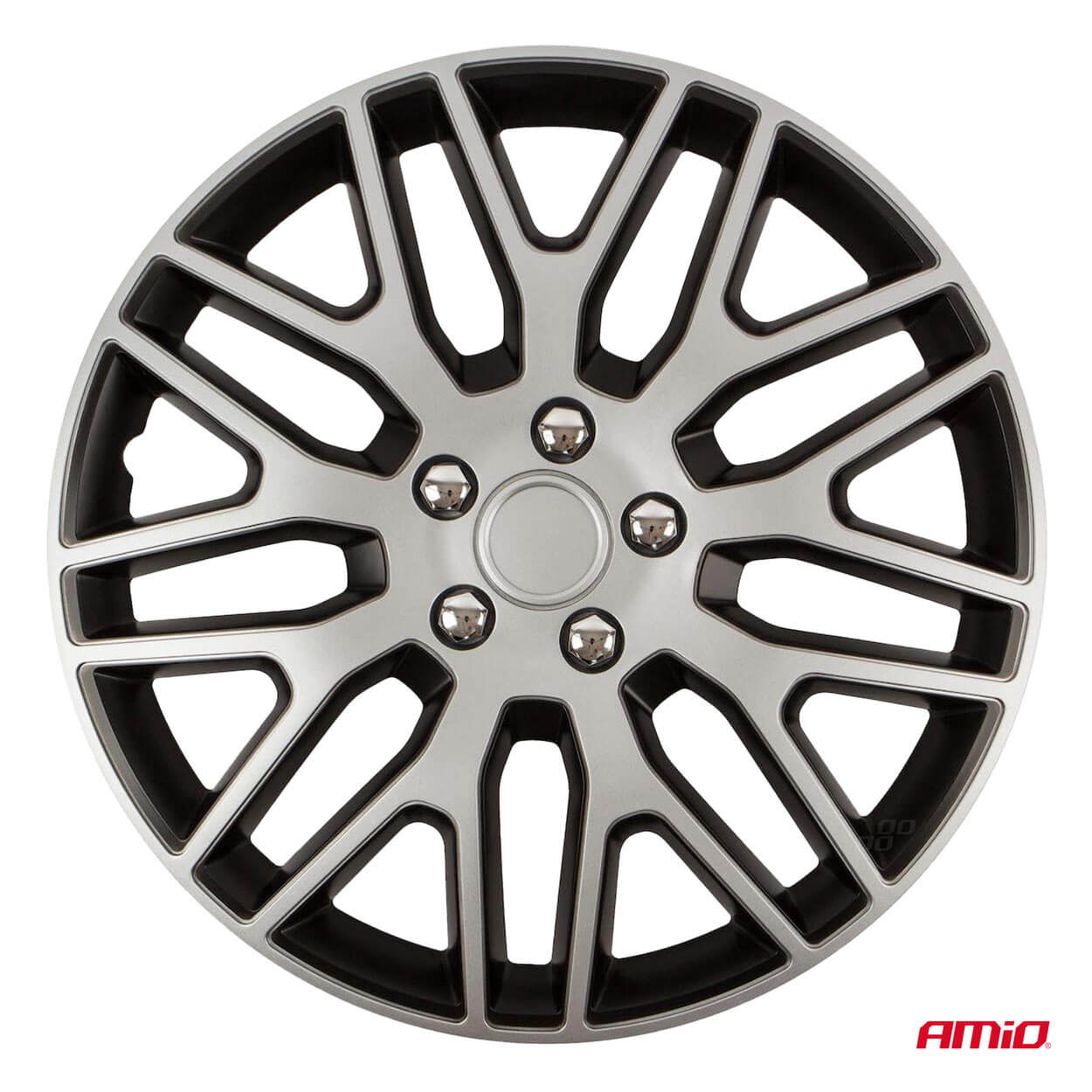 AMiO Ratkape 4 kom set Dakar crno-srebrne 15" - Image 2
