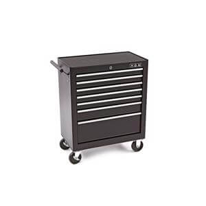 HBM Kolica za alat s 7 ladica, crne boje