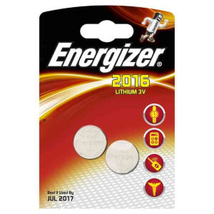Energizer CR2016 baterija - 2 kom