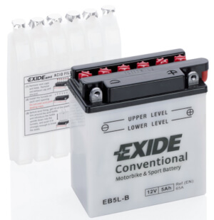 EXIDE Moto akumulator 12V-5Ah