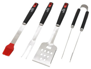 Pribor za roštiljanje INFERNO set od 4 kom