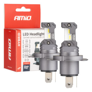 AMiO LED žarulja H4 H19 6000K Canbus Plug&Play 60W