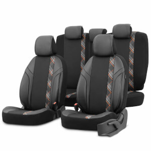 AMiO Set presvlaka za autosjedala OTOM HORIZON 1805 ORANGE 3-ZIP