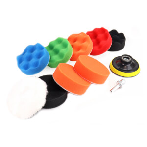 AMiO Set za poliranje automobila, 11 kom 80mm