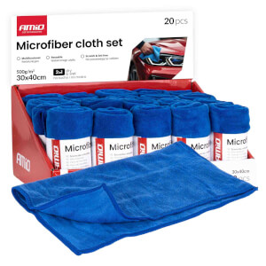 AMiO Set krpa od mikrofibre 20 kom, 500 g/m2 30x40 cm