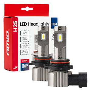 AMiO LED žarulja HB4, serija H25 CANBUS, 31W 12V