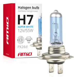AMiO Halogen žarulja H7 12V 55W Super White