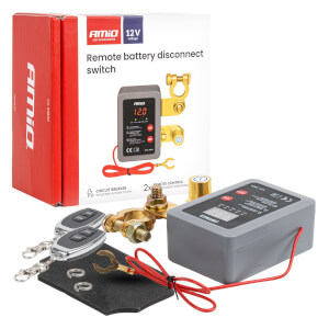 AMiO Daljinska sklopka za isključivanje akumulatora 12V max 240A