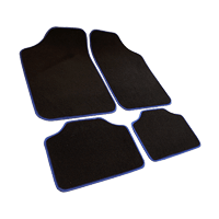 AMiO Garnitura gumenih univerzalnih tepiha za auto PVC CM-01