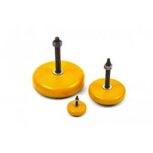 HBM Podesiva noga, prigušivač vibracija, M12 navoj, 1100 Kg