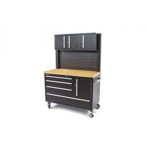 HBM Radna kolica za alat s 5 donjih ladica i 3 gornja ormarića